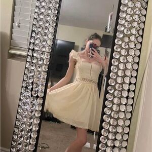 Forever 21 Cream Lace Dress